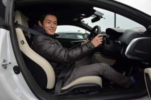 山本尚貴、ホンダNSXでサーキット入り「今までにないワクワク感