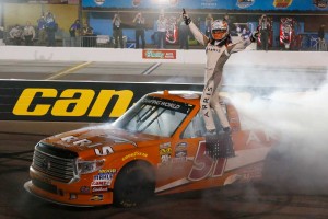 今季エクスフィニティ・シリーズに続き、トラック・シリーズでも初勝利を挙げたダニエル・サレス