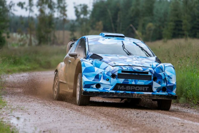 Mスポーツが開発中の17年型フォード・フィエスタRS WRC