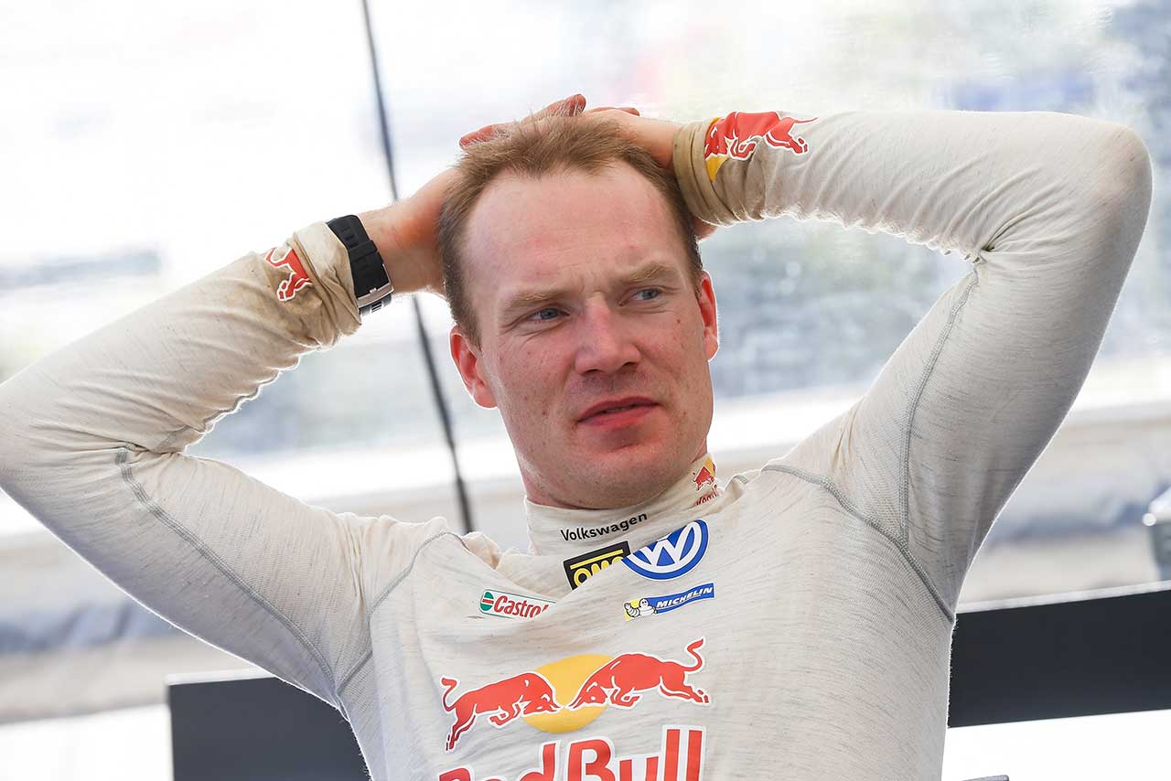 ヤリ-マティ・ラトバラ（フォルクスワーゲン・ポロR WRC）は初日総合16番手と大きく出遅れた。