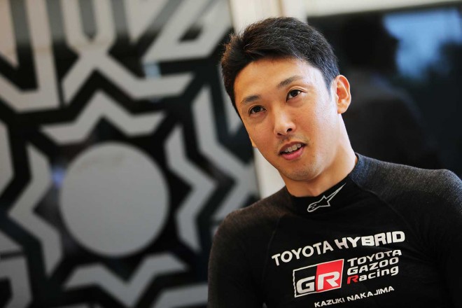 5号車トヨタTS050ハイブリッドの中嶋一貴
