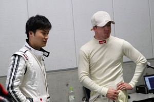 KONDO RACINGからテストに参加した山下健太とニック・キャシディ