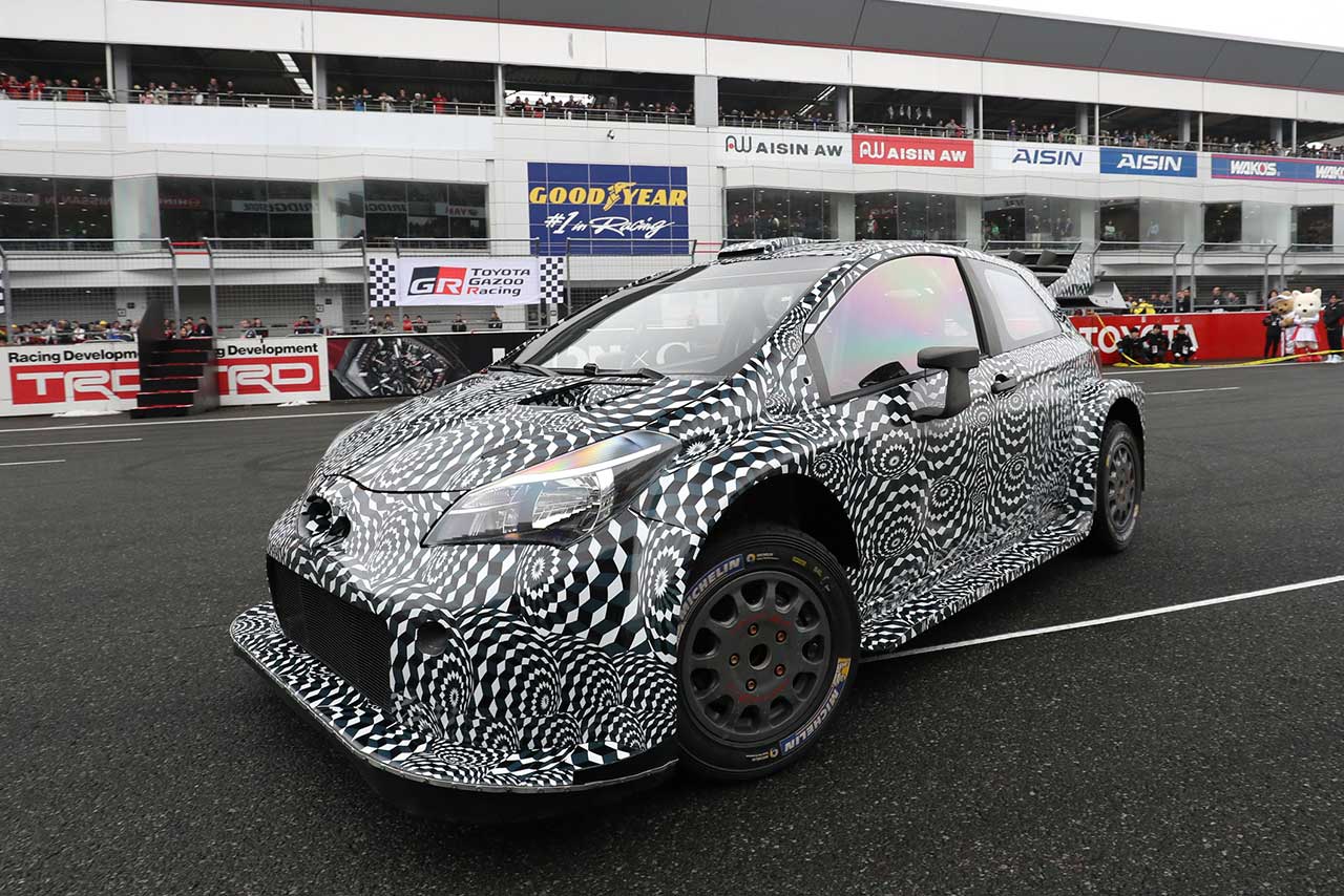 TGRF2016で国内初披露されたヤリスWRCテストカー