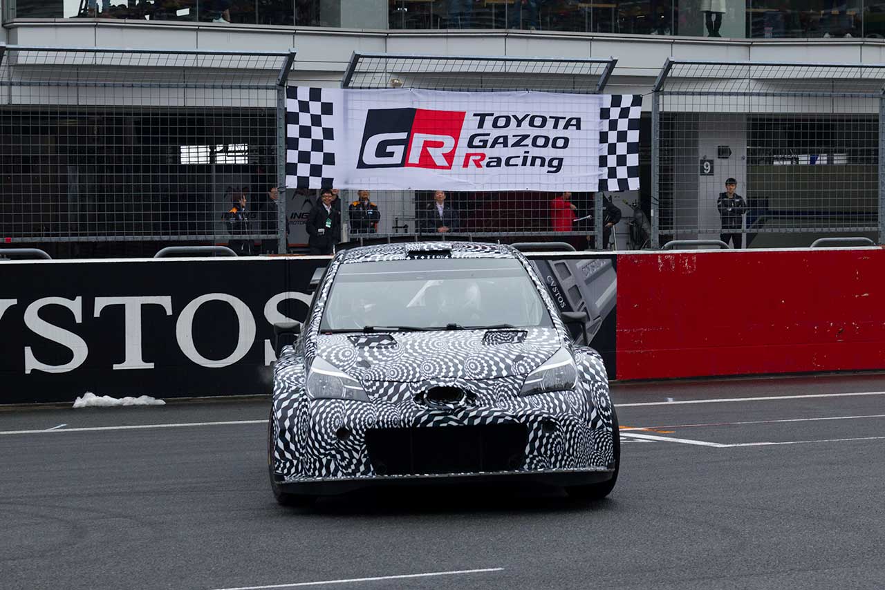 TGRF2016で国内初披露されたヤリスWRCテストカー