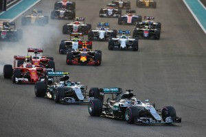 F1第21戦アブダビGP　決勝スタート