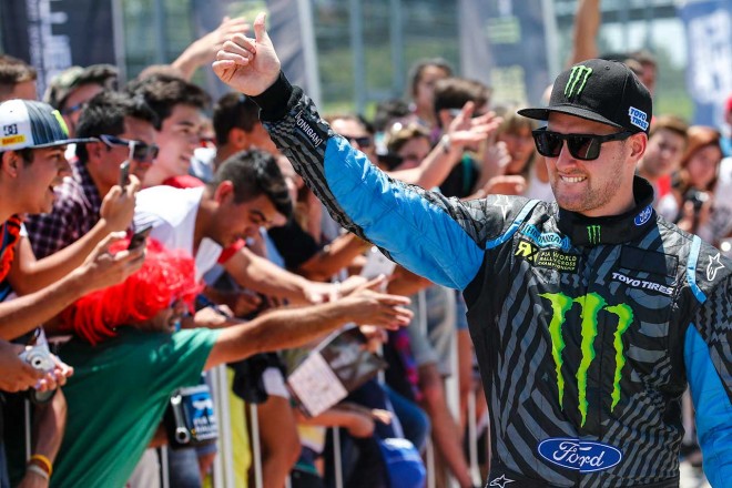 2016年の最終戦アルゼンチンを制したアンドレアス・バッケルド（フォード・フォーカスRSRX）