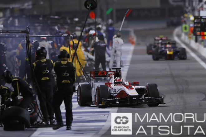 F1へ向けて夢を追う松下信治の姿を追う＠アブダビGP2回目