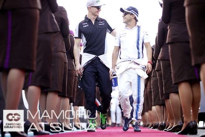 キラキラした表情で世界チャンピオン確認を喜ぶロズベルグ@アブダビGP3回目