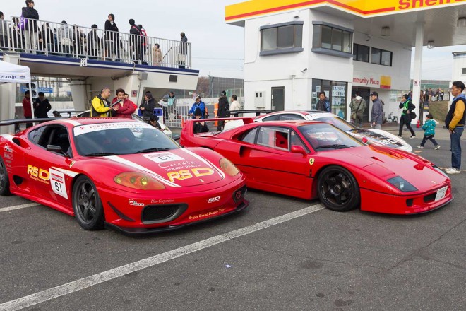 レーシングサービスディノが所有するフェラーリチャレンジ用車両たち