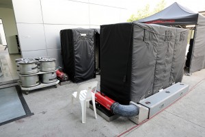 セパン12時間ではタイヤウォーマーの使用が可能となっている。