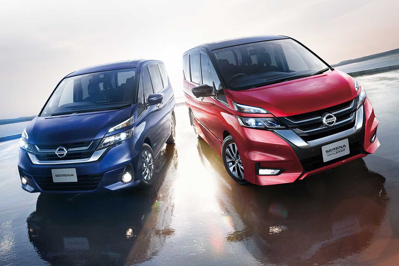 日本カー・オブ・ザ・イヤーのイノベーション部門賞を受賞したニッサン・セレナ