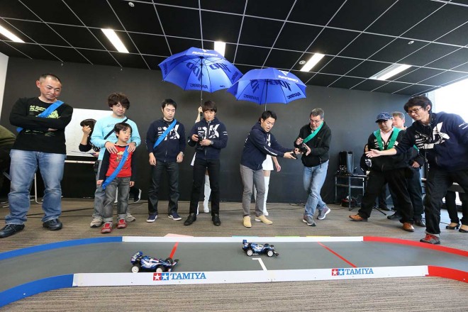 今年は新たに『TEAM KUNIMITSU GP』と題したラジコン大会も実施