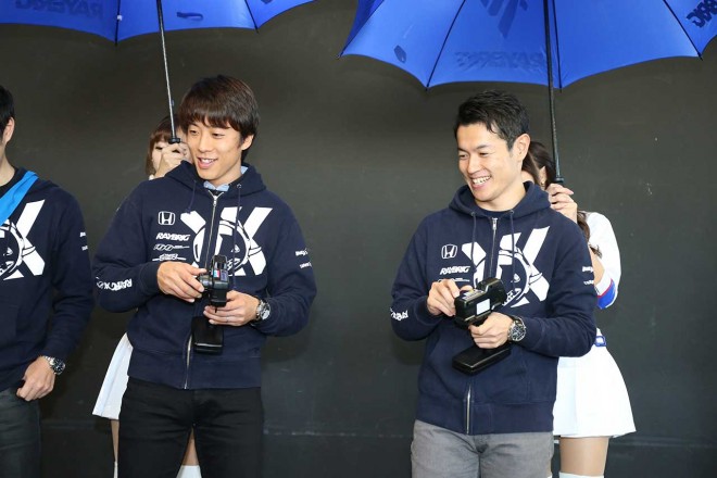 ラジコン大会には伊沢、山本も参加