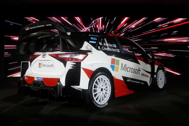 ヘルシンキでお披露目されたトヨタ・ヤリスWRC