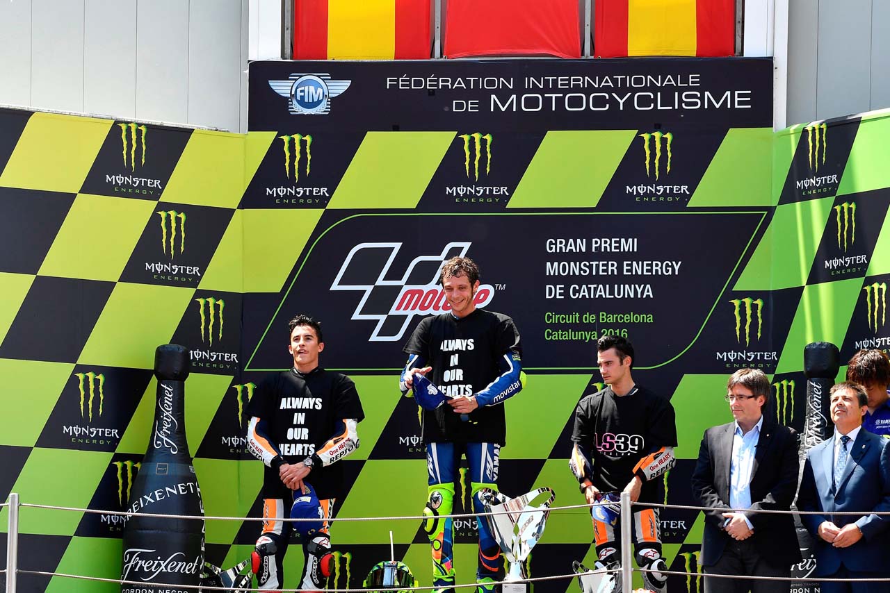 第7戦カタルニアGP表彰台