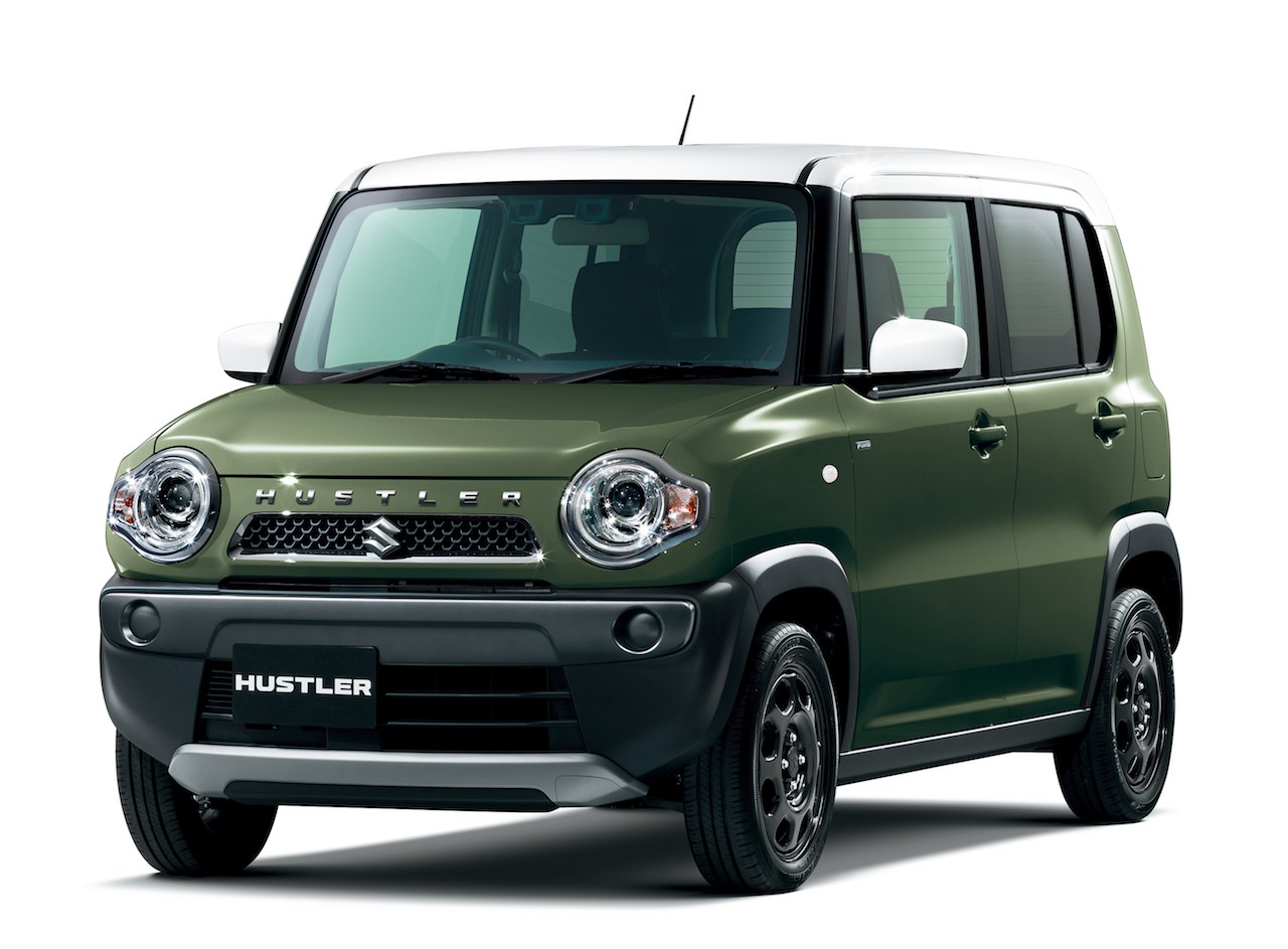 ハスラー Fリミテッド クールカーキパールメタリック ホワイト2トーンルーフ スズキで人気の軽3車種に新鮮なカラーとインテリアの Fリミテッド が登場の画像 写真 1 Autosport Web