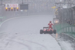 ブラジルGPではライコネンが足元をすくわれた