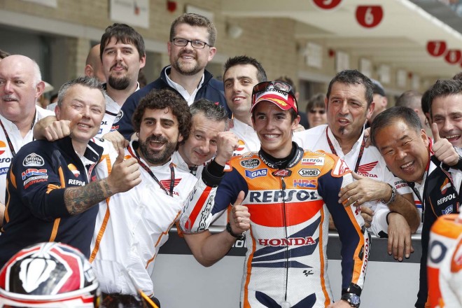 第2戦アメリカズGPで史上最年少優勝記録を達成したマルク・マルケス