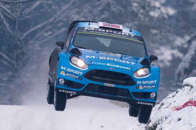 2016年、オストベルグはMスポーツからWRCに参戦していた