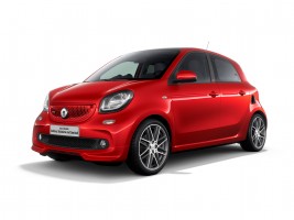 レッドの「smart BRABUS Xclusive limited (forfour)」