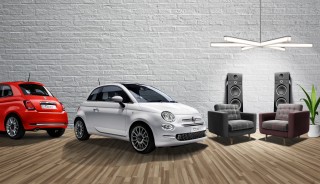 「チェック柄(スカッコ)」シートなど高級感のある装備が特徴の「Fiat 500 Scacco(スカッコ)」