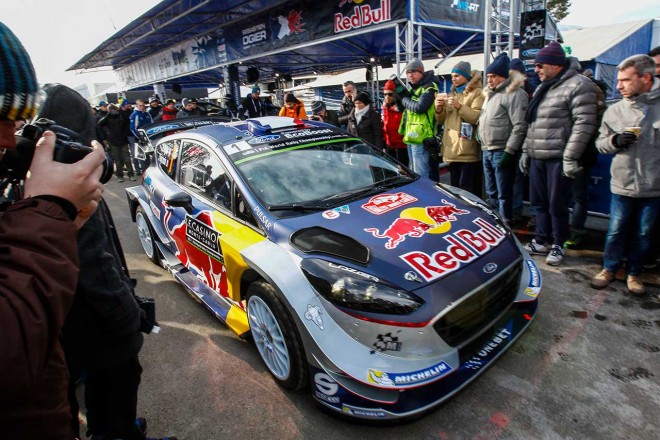 WRC第1戦モンテカルロ セバスチャン・オジエ（フォード・フィエスタWRC）