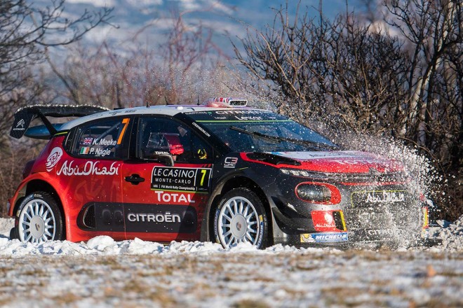 WRC第1戦モンテカルロ クリス・ミーク（シトロエンC3 WRC）