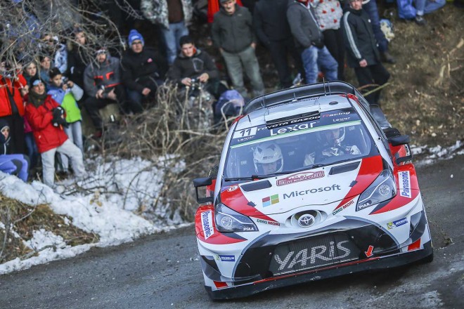WRC第1戦モンテカルロ ユホ・ハンニネン（トヨタ・ヤリスWRC）