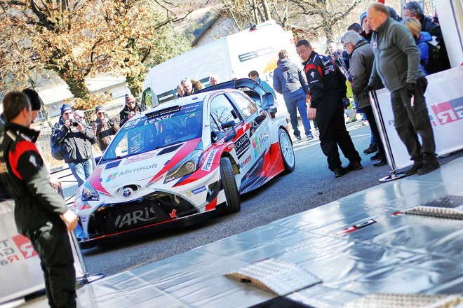 WRC第1戦モンテカルロ トヨタ・ヤリスWRC