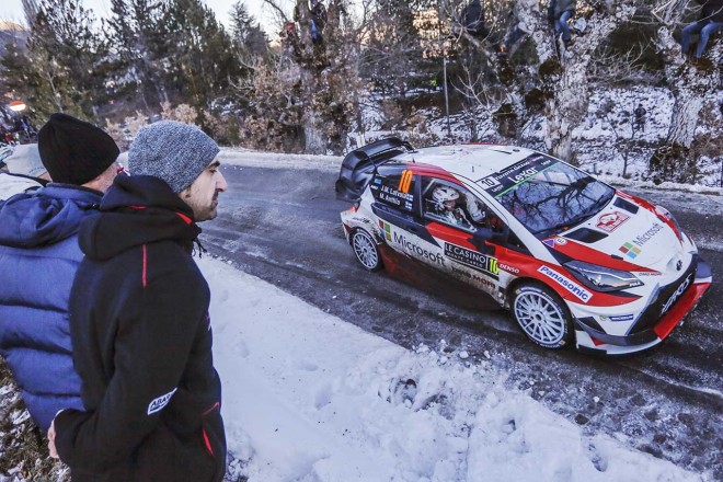 WRC第1戦モンテカルロ ヤリ-マティ・ラトバラ（トヨタ・ヤリスWRC）