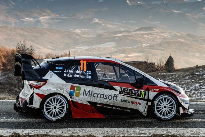 WRC第1戦モンテカルロ ユホ・ハンニネン（トヨタ・ヤリスWRC）