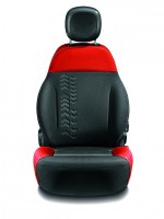 外装色がレッドの場合のみ、OPでレッドの2トーンシートを設定