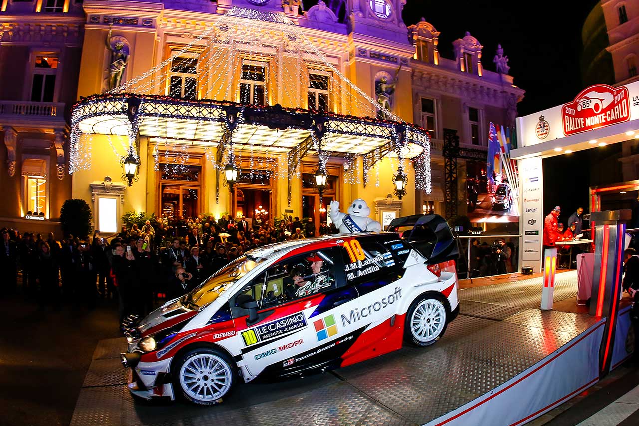 WRC第1戦モンテカルロ ヤリ-マティ・ラトバラ（トヨタ・ヤリスWRC）