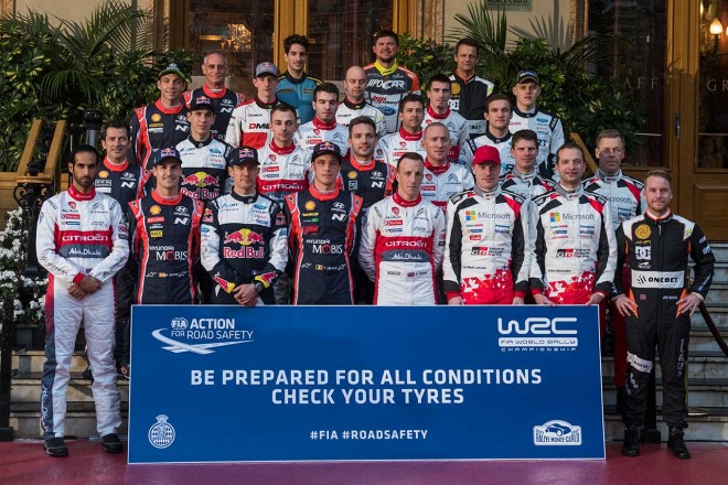 WRC第1戦モンテカルロ 2017年のWRCに参戦する全ドライバー