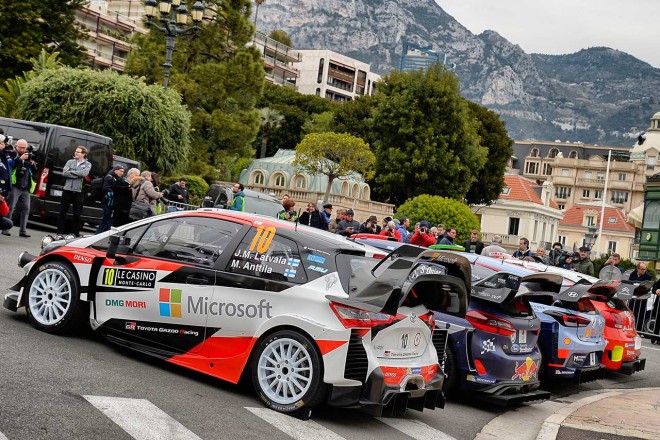 WRC第1戦モンテカルロ ヤリ-マティ・ラトバラ（トヨタ・ヤリスWRC）