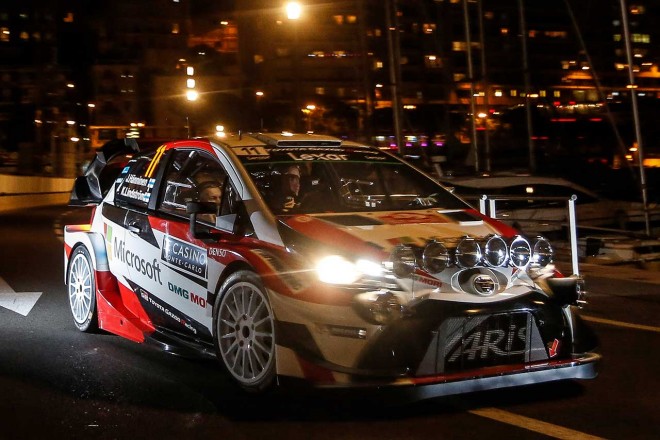 WRC第1戦モンテカルロ ユホ・ハンニネン（トヨタ・ヤリスWRC）