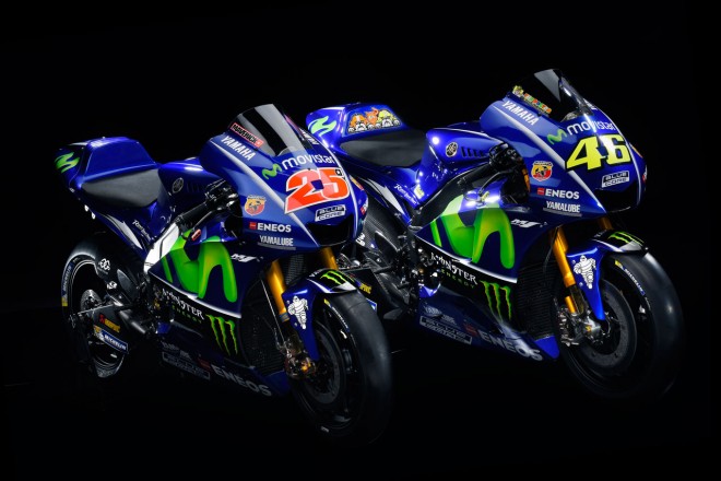 ニューカラーリングとなったヤマハYZR-M1