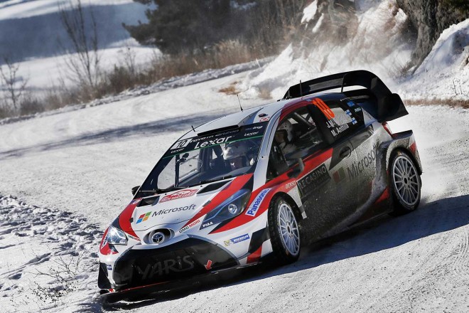 WRC第1戦モンテカルロ ヤリ-マティ・ラトバラ（トヨタ・ヤリスWRC）