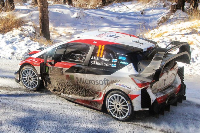 WRC第1戦モンテカルロ ユホ・ハンニネン（トヨタ・ヤリスWRC）