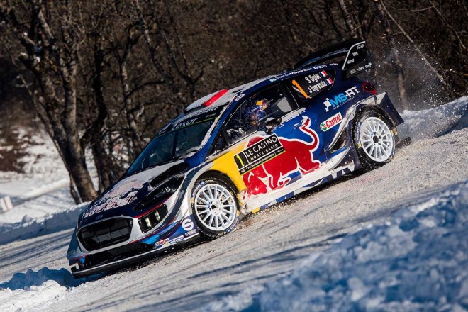 WRC第1戦モンテカルロ セバスチャン・オジエ（フォード・フィエスタWRC）