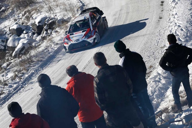 WRC第1戦モンテカルロ ユホ・ハンニネン（トヨタ・ヤリスWRC）
