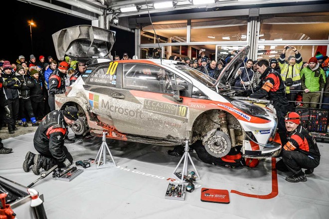 WRC第1戦モンテカルロ ヤリ-マティ・ラトバラ（トヨタ・ヤリスWRC）