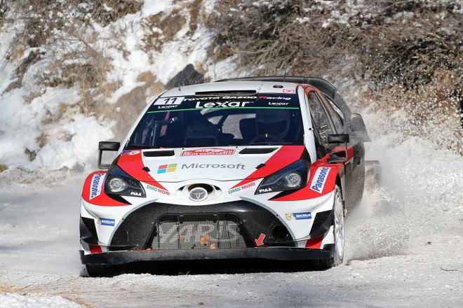 WRC第1戦モンテカルロ ユホ・ハンニネン（トヨタ・ヤリスWRC）