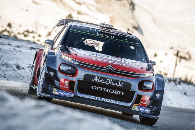 WRC第1戦モンテカルロ シトロエンC3 WRC