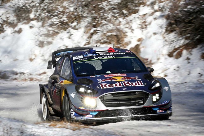 WRC第1戦モンテカルロ セバスチャン・オジエ（フォード・フィエスタWRC）