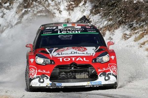 WRC第1戦モンテカルロ クレイグ・ブリーン（シトロエンDS3 WRC）