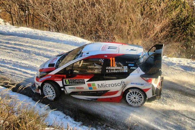 WRC第1戦モンテカルロ ユホ・ハンニネン（トヨタ・ヤリスWRC）