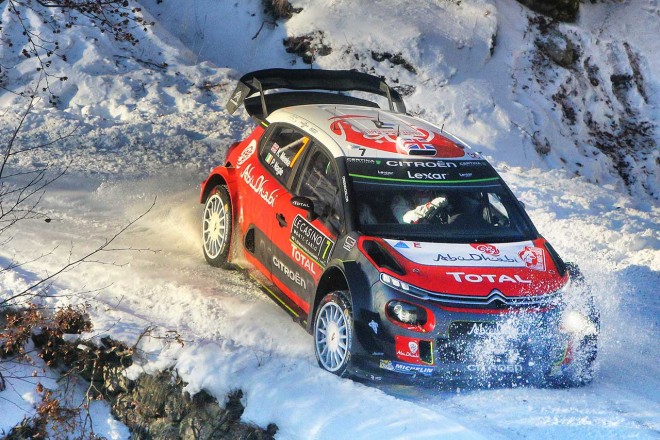 WRC第1戦モンテカルロ　クリス・ミーク（シトロエンC3 WRC）