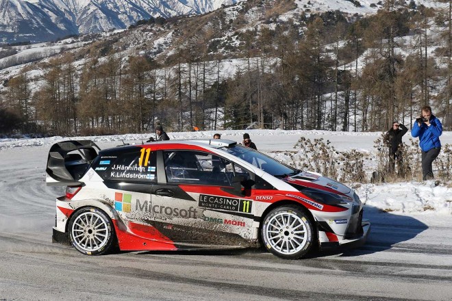 WRC第1戦モンテカルロ ユホ・ハンニネン（トヨタ・ヤリスWRC）