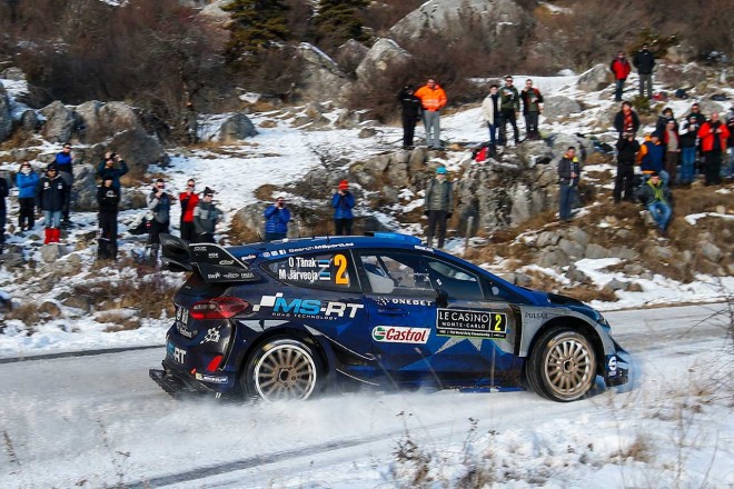 WRC第1戦モンテカルロ オット・タナク（フォード・フィエスタWRC）